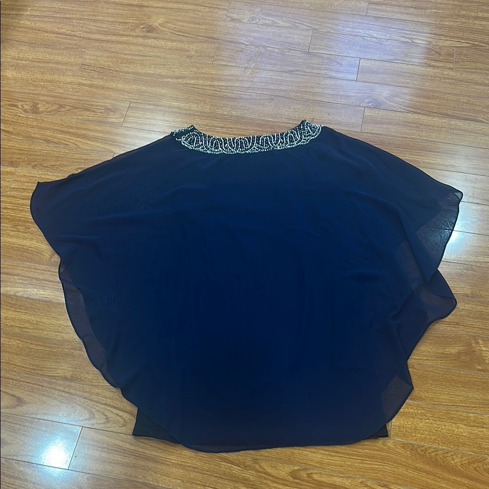 Elegant Party Dress Navy Blue